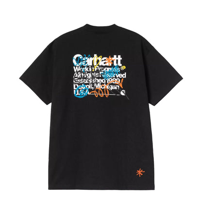 Carhartt WIP S/S Primary T-Shirt Black - The Sporting Lodge
