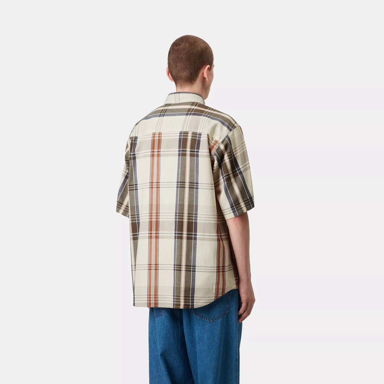 Carhartt WIP S/S Roslin Shirt Roslin Check / Natural / Wax - The Sporting Lodge