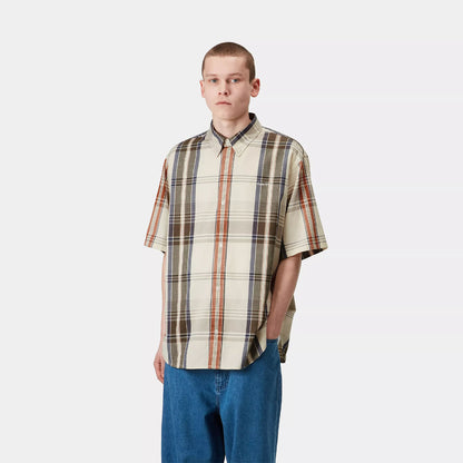 Carhartt WIP S/S Roslin Shirt Roslin Check / Natural / Wax - The Sporting Lodge