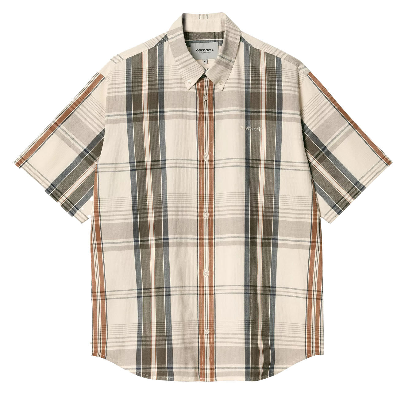 Carhartt WIP S/S Roslin Shirt Roslin Check / Natural / Wax - The Sporting Lodge