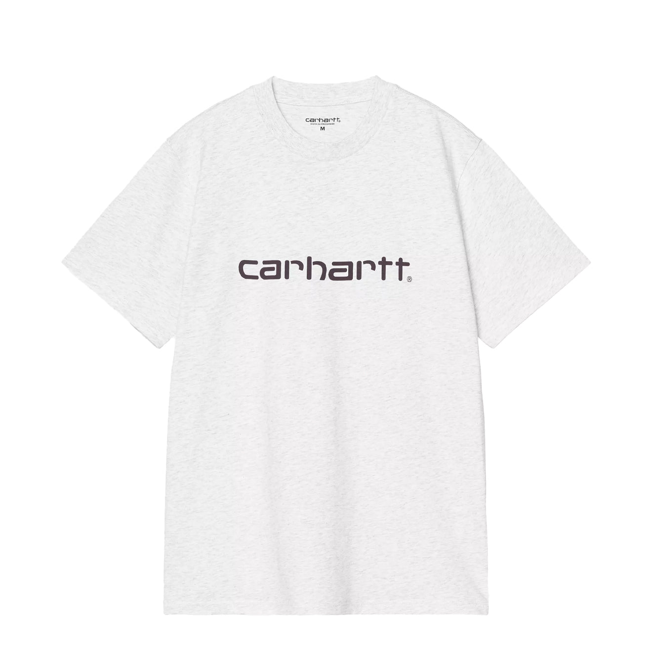Carhartt WIP S/S Script T-Shirt Ash Heather / Cozy Purple - The Sporting Lodge
