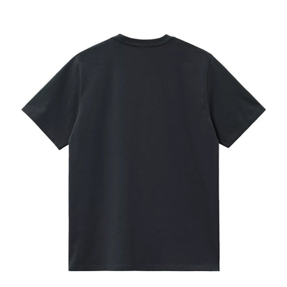 Carhartt WIP S/S Script T-Shirt Deep Night / Gentle Green - The Sporting Lodge