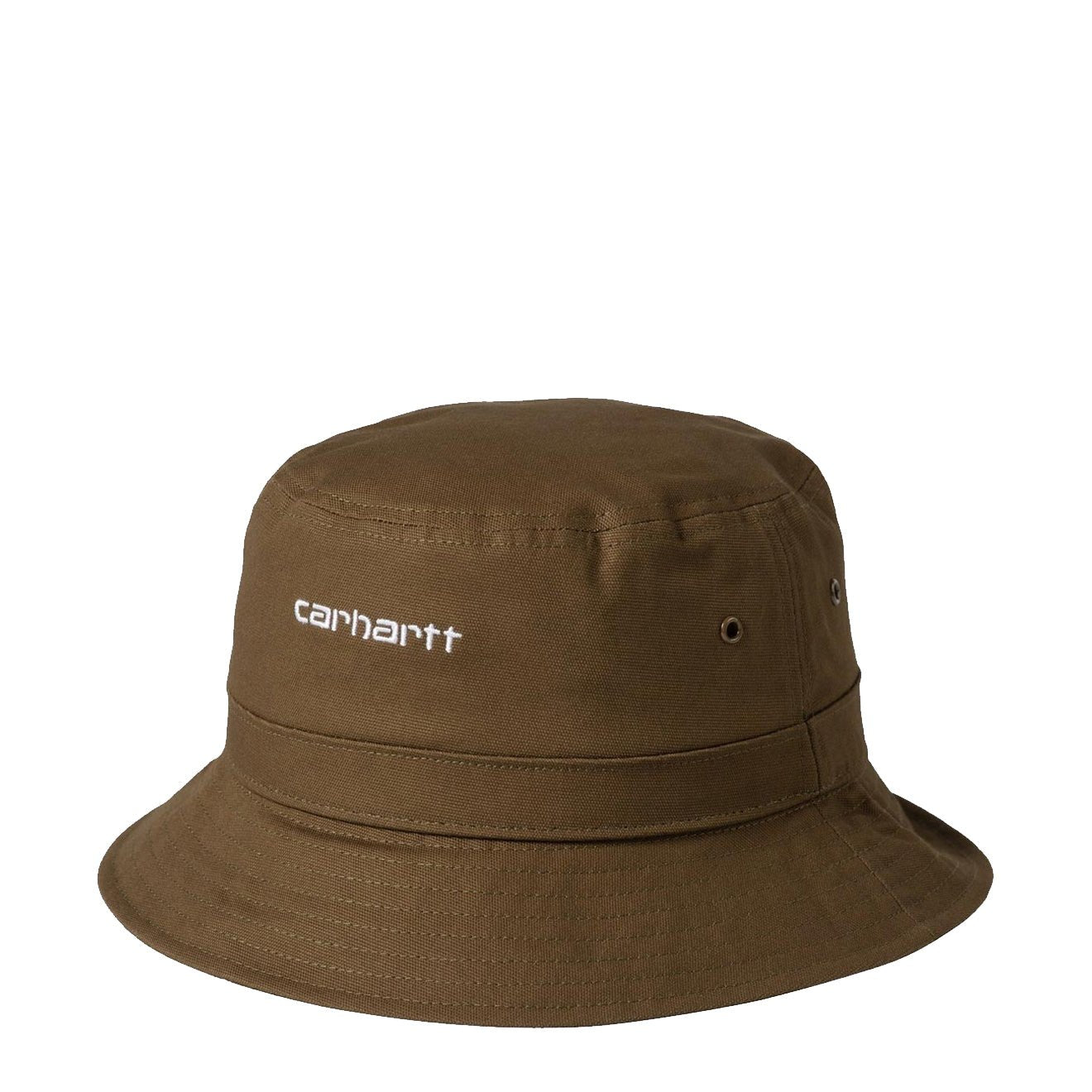 Carhartt WIP Script Bucket Hat Lumber White The Sporting Lodge