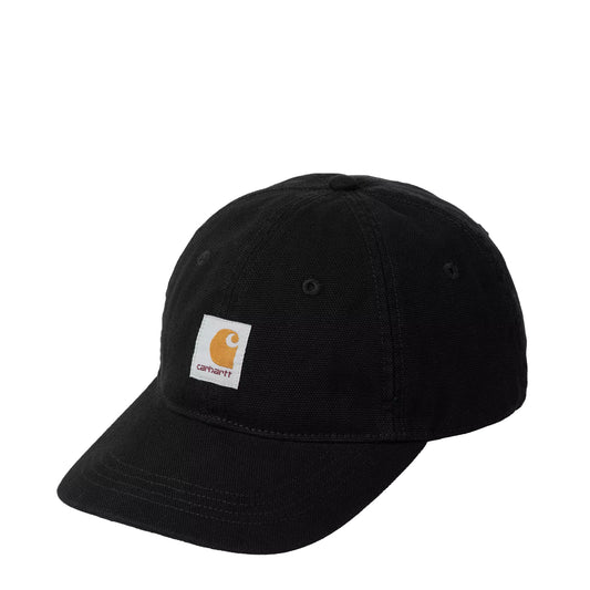 Carhartt WIP Selby Canvas Cap Black Stone Washed