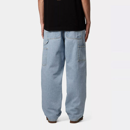 Carhartt WIP Single Knee Pant Blue Heavy Stone Bleached