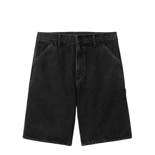 Carhartt WIP Single Knee Short Black Stone Washed