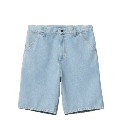 Carhartt WIP Single Knee Short Blue Heavy Stone Bleached
