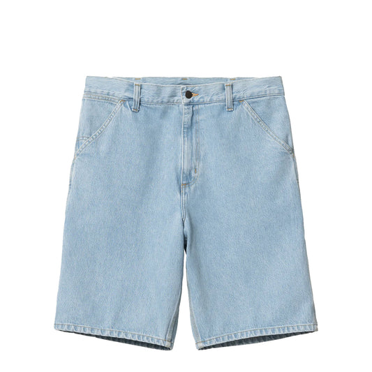 Carhartt WIP Single Knee Short Blue Heavy Stone Bleached