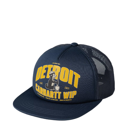 Carhartt WIP Underground Trucker Cap Blue - The Sporting Lodge