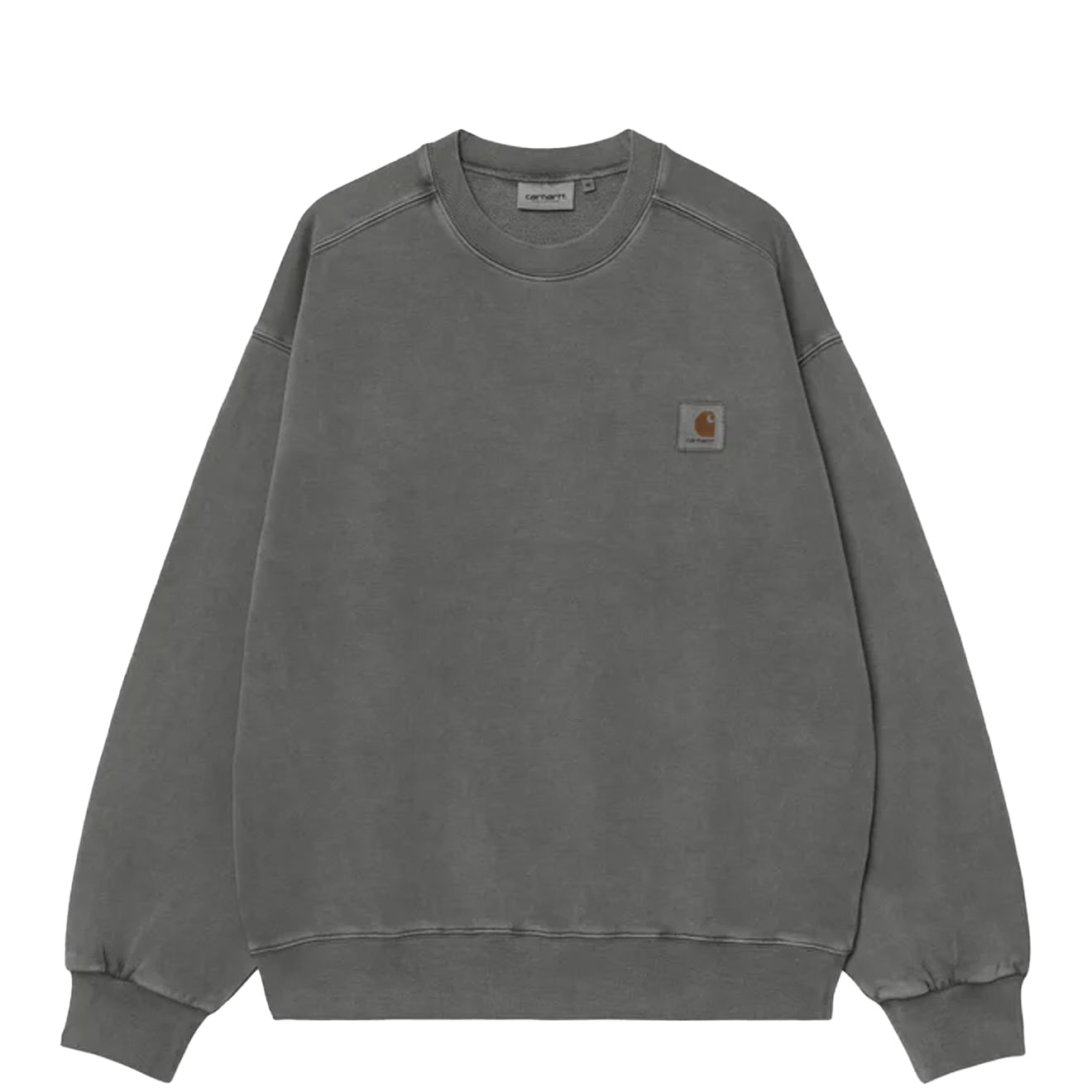 Carhartt WIP Vista Sweat Black Garment Dyed - The Sporting Lodge