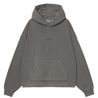 Carhartt WIP Womens Hooded Benton Sweat Graphite Garment Dyed - The Sporting Lodge