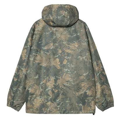 Carhartt WIP Windbreaker Pullover Camo Combi Green / Black - The Sporting Lodge