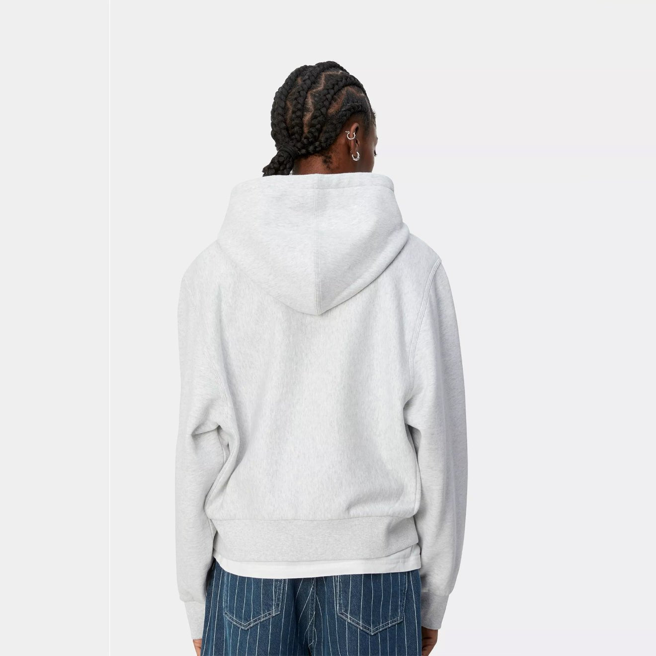 Carhartt WIP Womens American Script Jacket Ash Heather - The Sporting Lodge