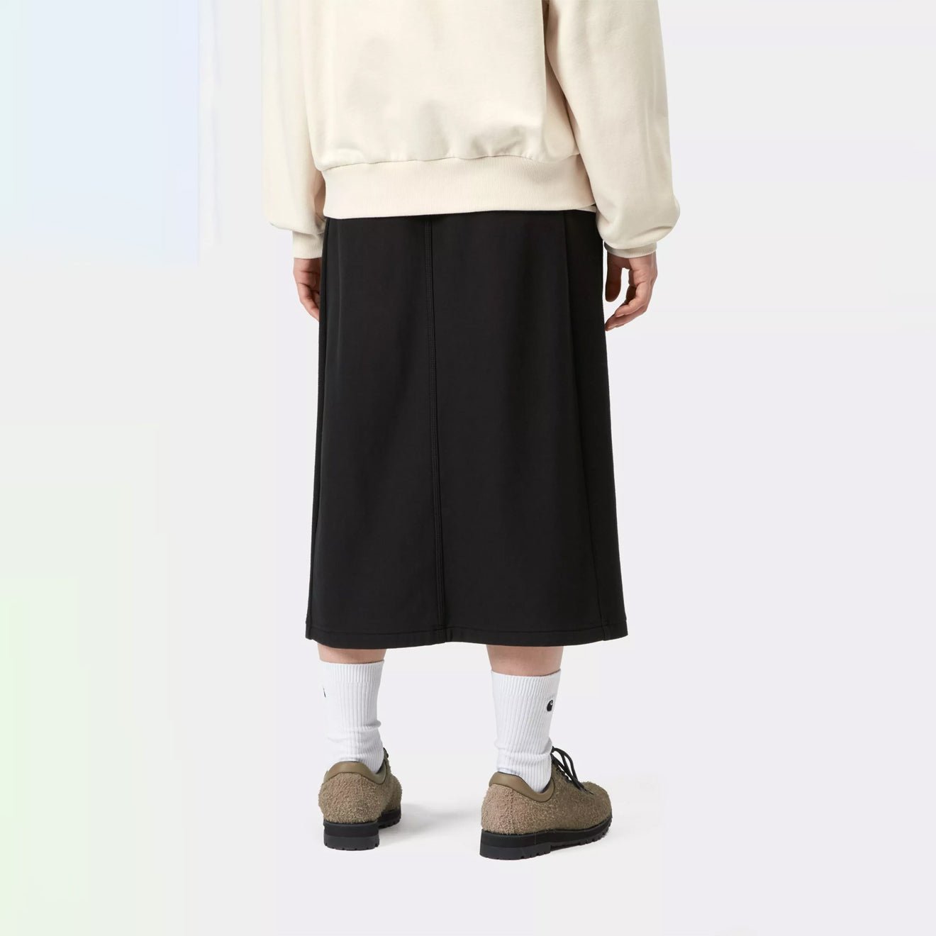 Carhartt WIP Womens American Script Sweat Skirt Black - The Sporting Lodge