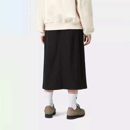 Carhartt WIP Womens American Script Sweat Skirt Black - The Sporting Lodge