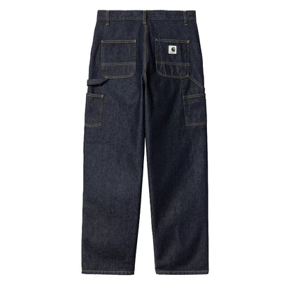 Carhartt WIP Womens Brandon Double Knee Pant Blue Rinsed - The Sporting Lodge