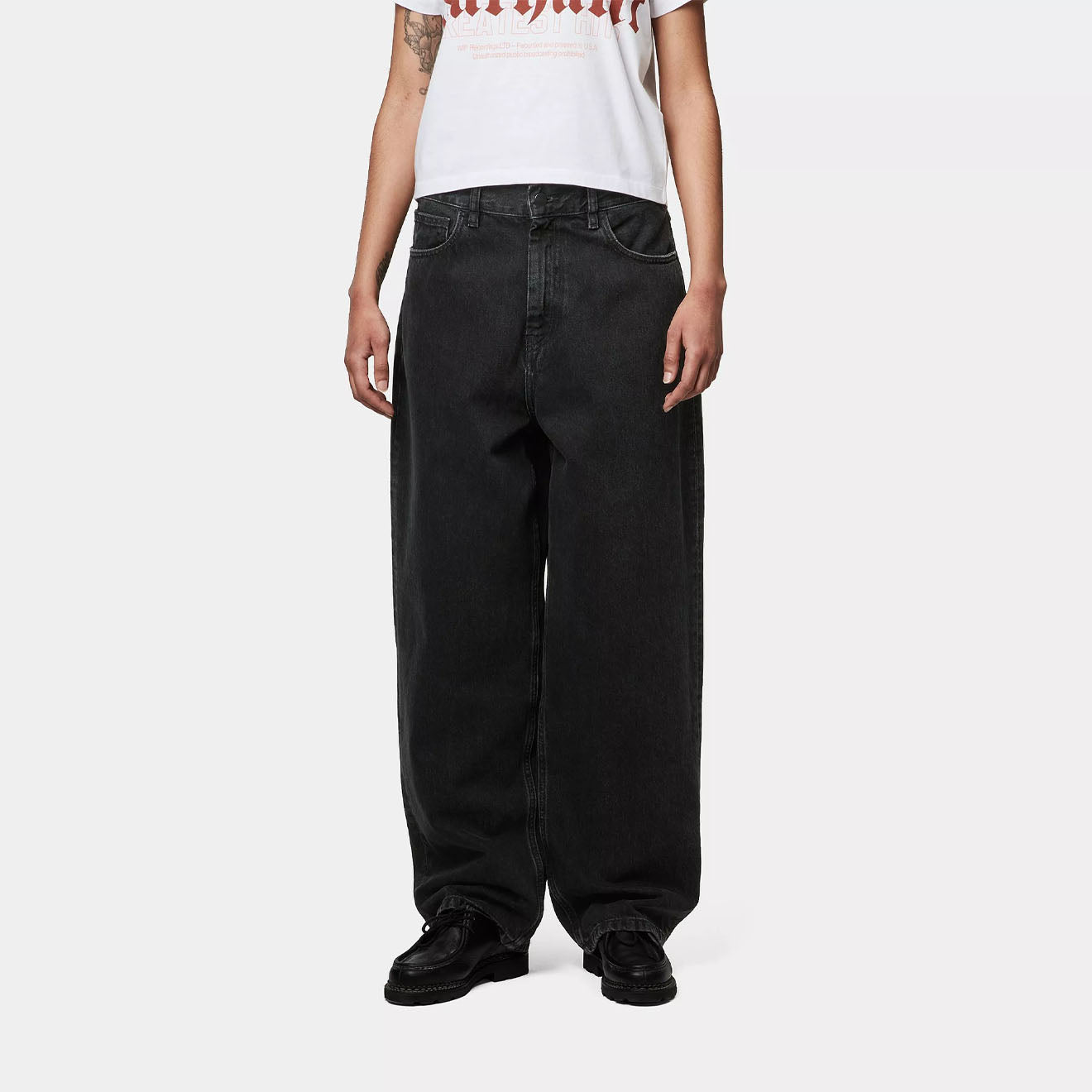 Carhartt WIP Womens Brandon Pant Black Stone Washed - The Sporting Lodge