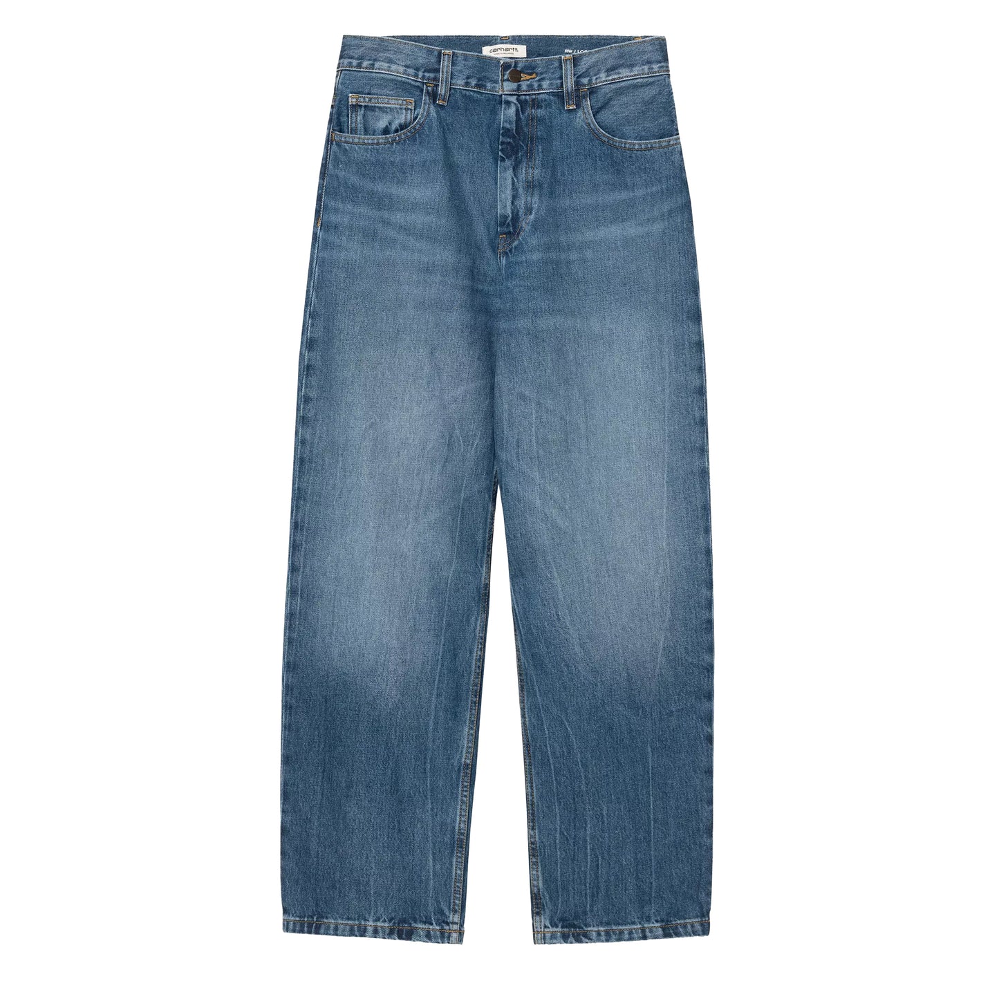 Carhartt WIP Womens Brandon Pant Blue Marble Used Wash
