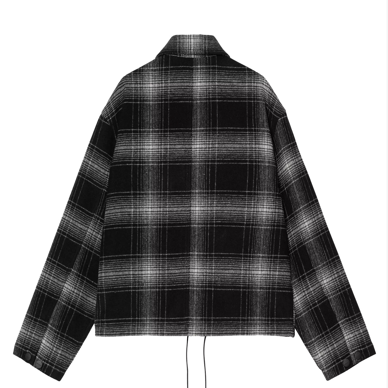 Carhartt WIP Womens Brennan Shirt Jac Brennan Check Black/Wax - The Sporting Lodge