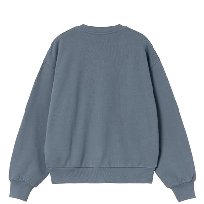 Carhartt WIP Womens Casey Sweatshirt Angelite / Silver - The Sporting Lodge