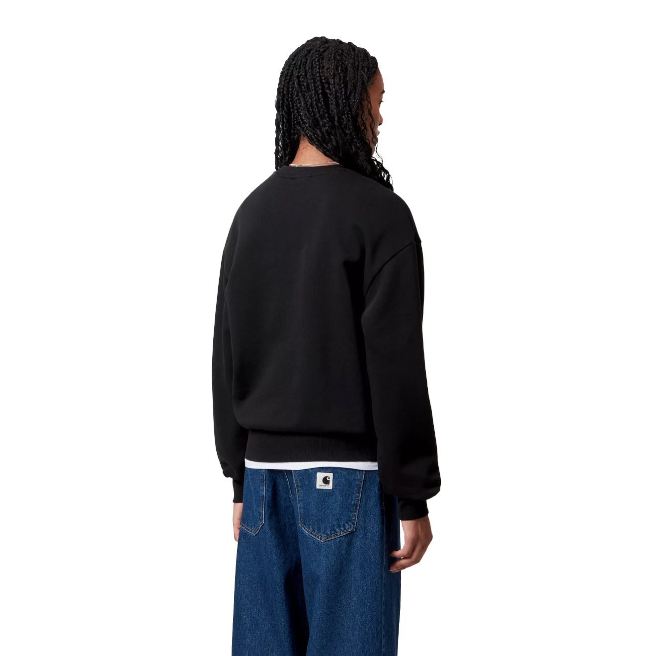Carhartt WIP Womens Casey Sweatshirt Black / Silver