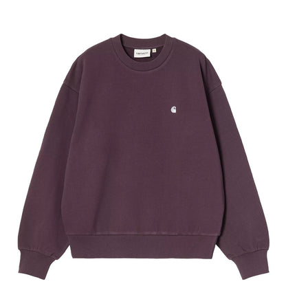 Carhartt WIP Womens Casey Sweatshirt Cozy Purple / Silver - The Sporting Lodge