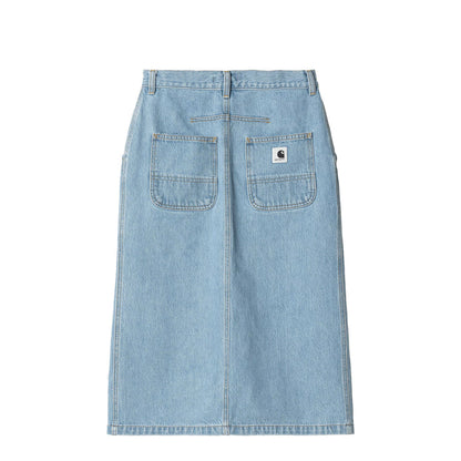 Carhartt WIP Womens Colby Skirt Blue Stone Bleached - The Sporting Lodge