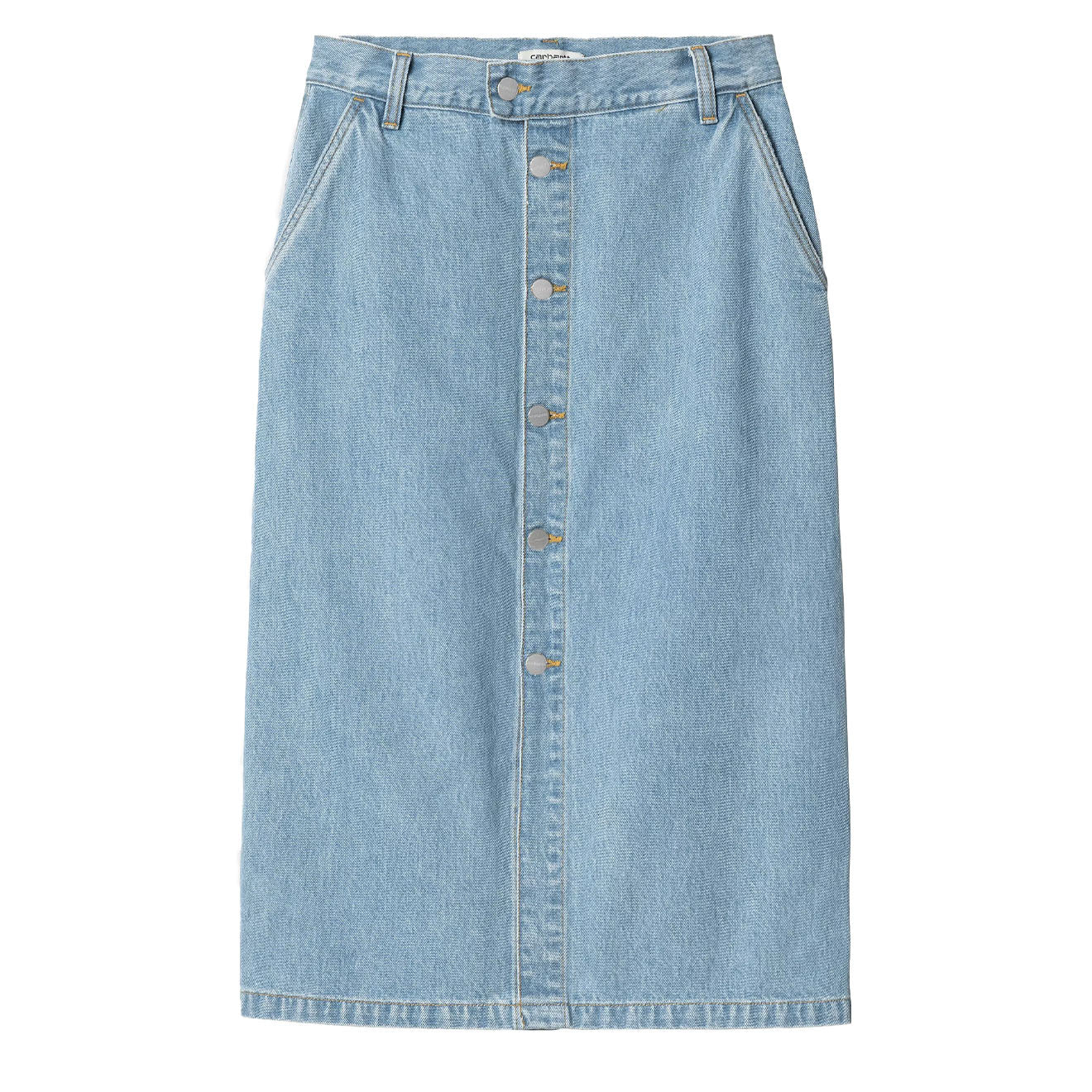 Carhartt WIP Womens Colby Skirt Blue Stone Bleached - The Sporting Lodge