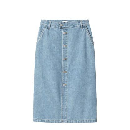 Carhartt WIP Womens Colby Skirt Blue Stone Bleached - The Sporting Lodge