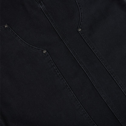 Carhartt WIP Womens Double Knee Skirt Black Stone Washed - The Sporting Lodge