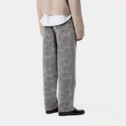 Carhartt WIP Womens Duck Orell Pant Camo Duck Black Heavy Bleached - The Sporting Lodge