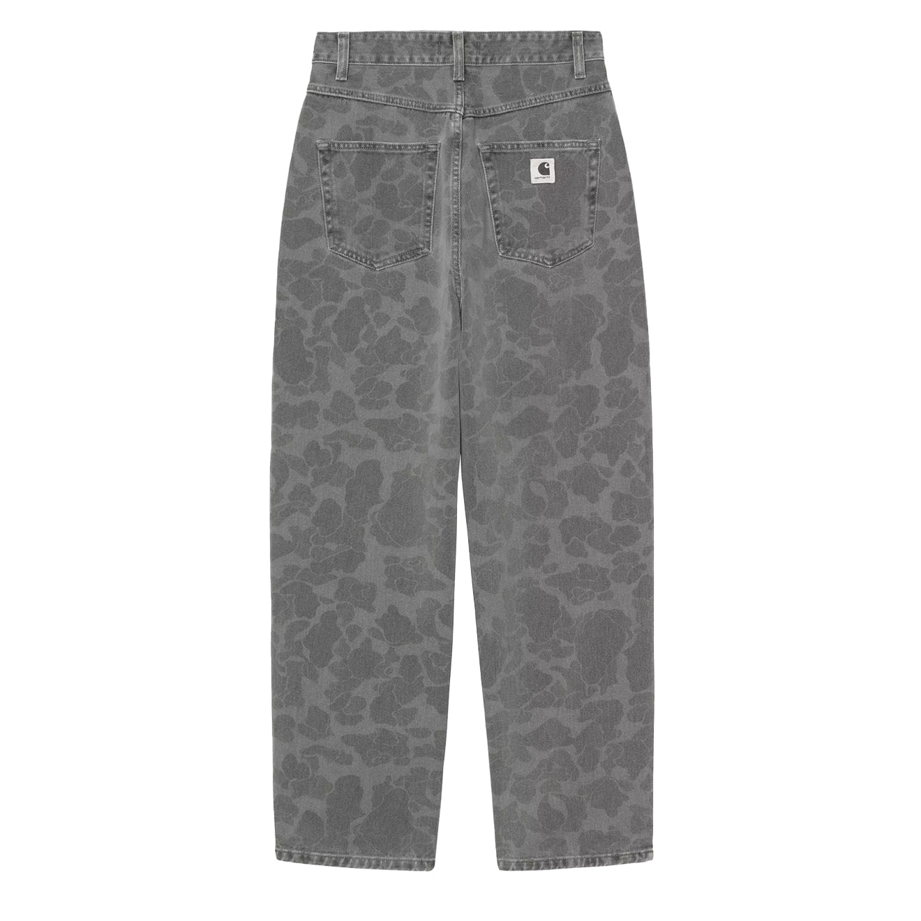 Carhartt WIP Womens Duck Orell Pant Camo Duck Black Heavy Bleached - The Sporting Lodge