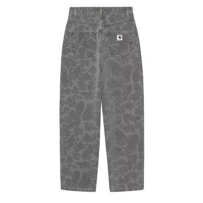 Carhartt WIP Womens Duck Orell Pant Camo Duck Black Heavy Bleached - The Sporting Lodge