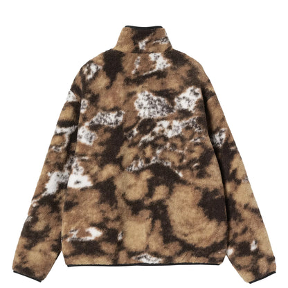 Carhartt WIP Womens Elliot High Neck Liner Wild Dog Jacquard / Black - The Sporting Lodge