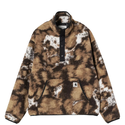 Carhartt WIP Womens Elliot High Neck Liner Wild Dog Jacquard / Black - The Sporting Lodge