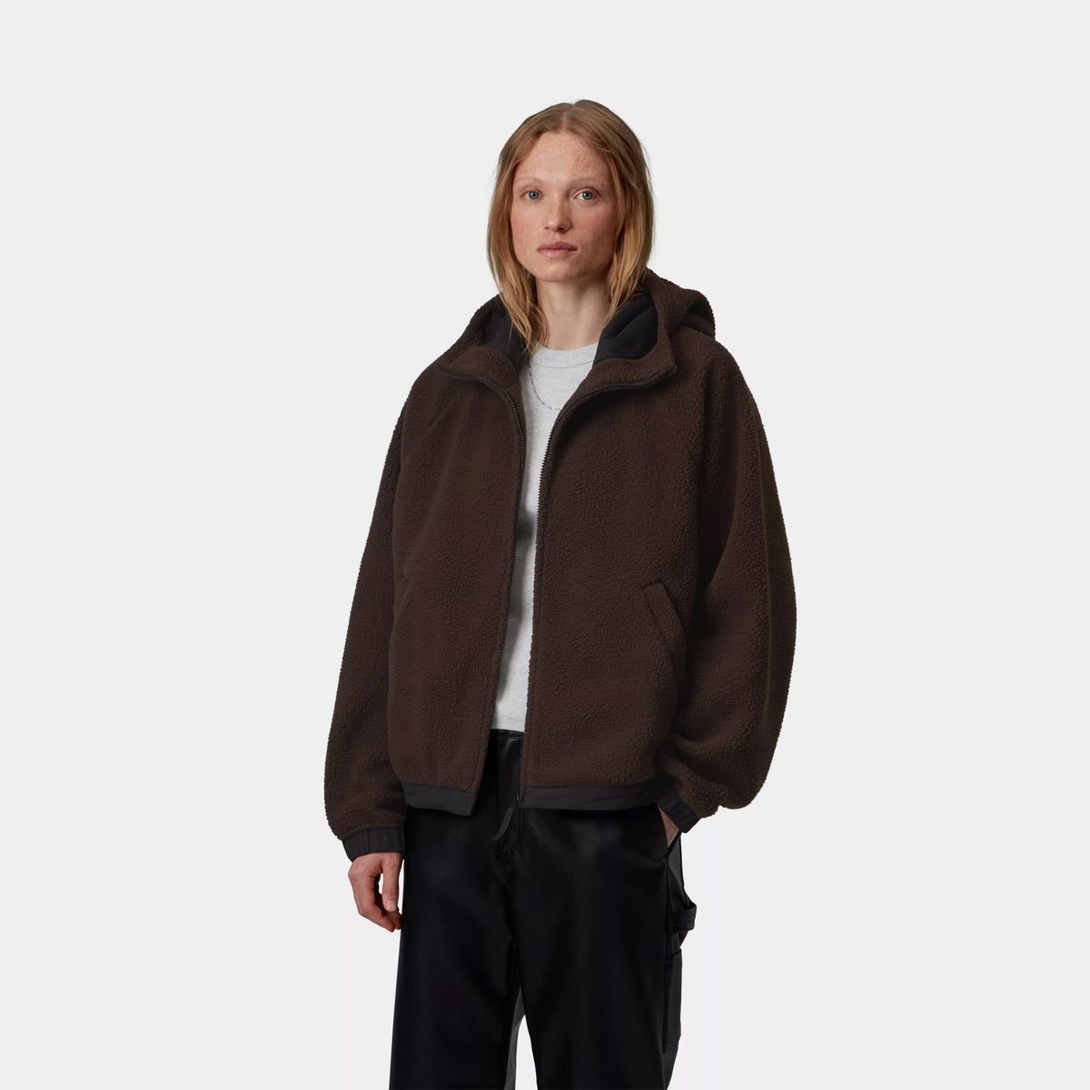 Carhartt WIP Womens HD Limn C Fleece Jacket Tobacco / Brown