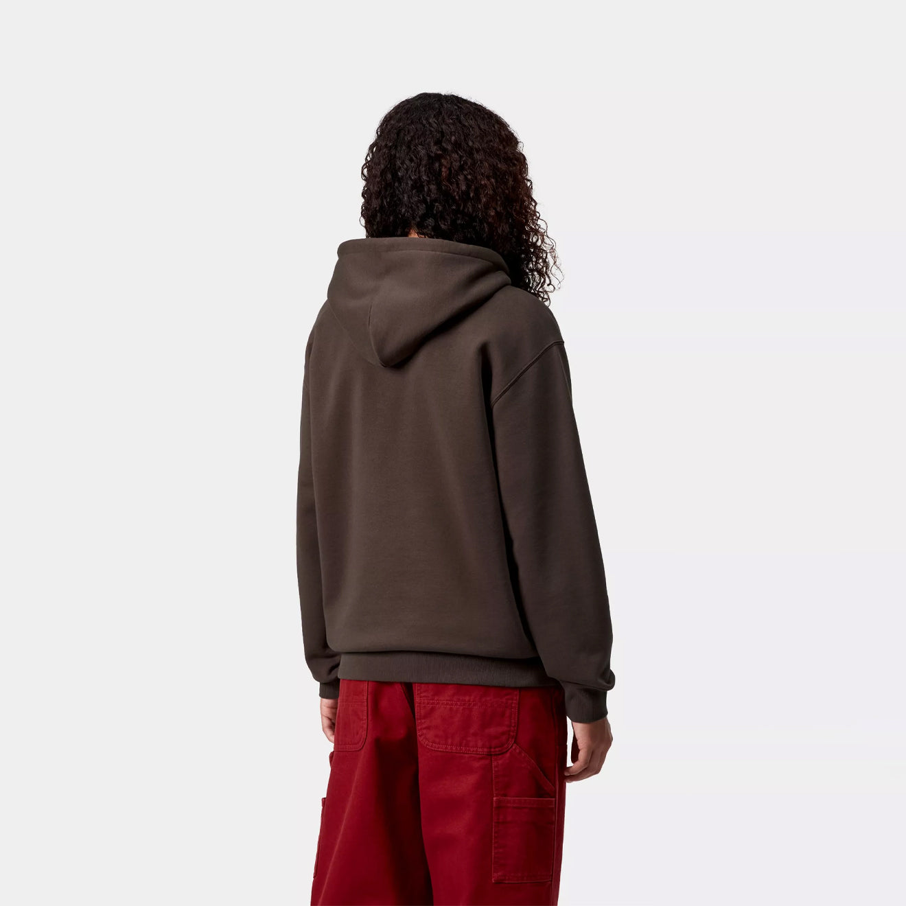 Carhartt WIP Womens Hooded Carhartt Sweatshirt Vitola / Phlox