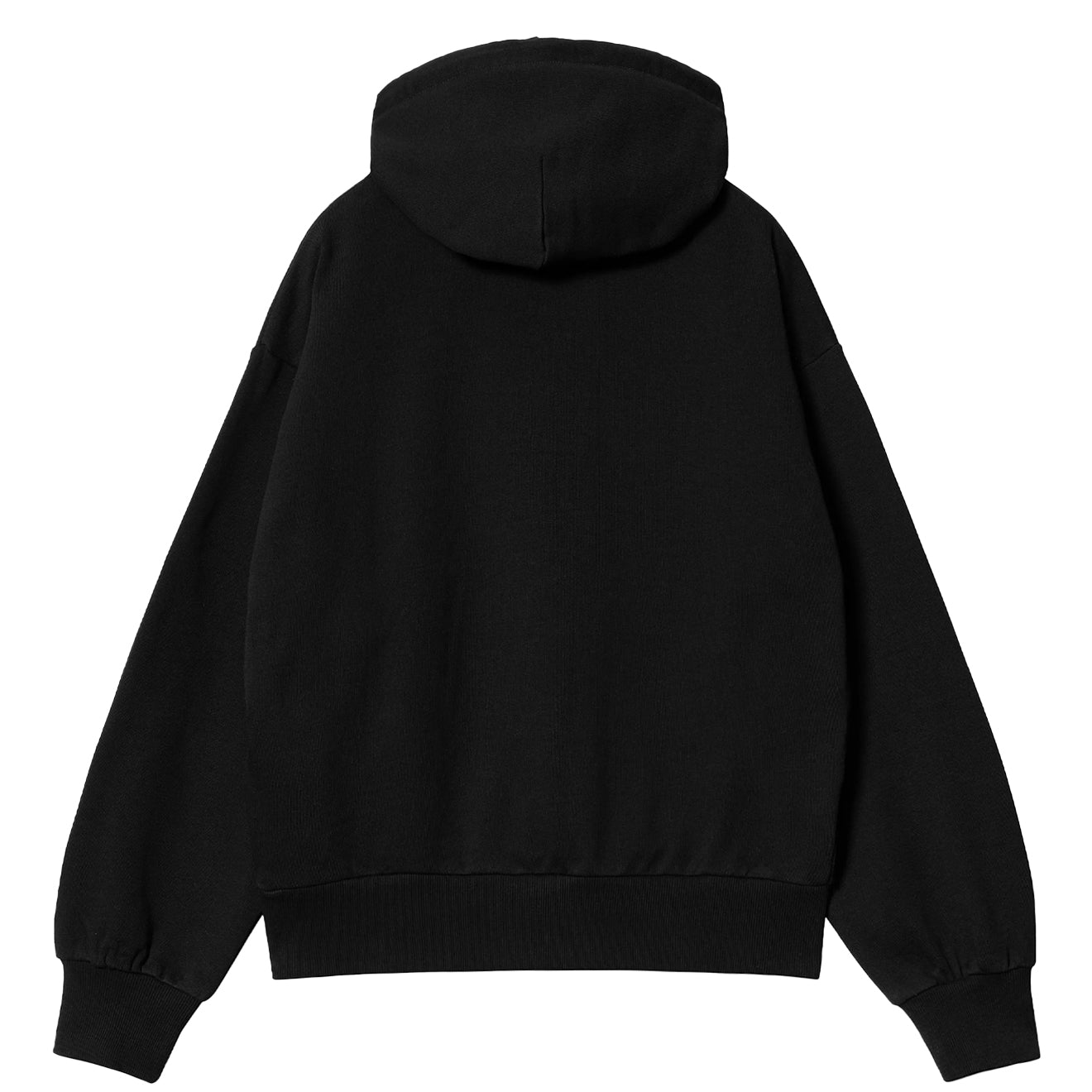Carhartt WIP Womens Hooded Casey Sweatshirt Black / Silver - The Sporting Lodge