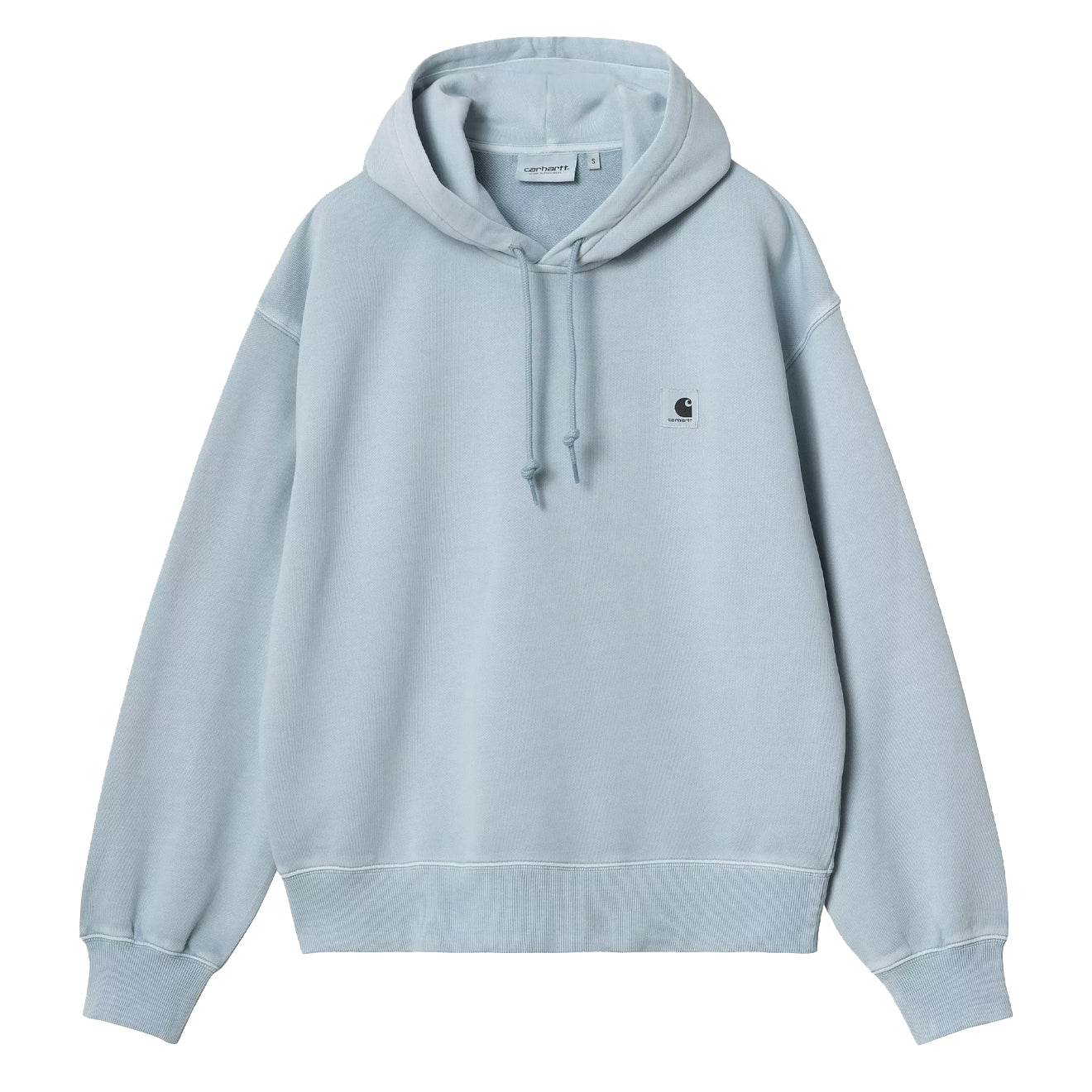 Carhartt WIP Womens Hooded Nelson Sweat Dusty Ice Garment Dyed - The Sporting Lodge