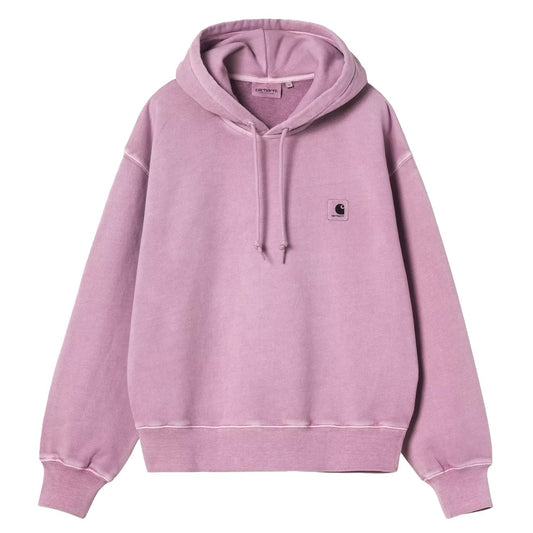 Carhartt WIP Womens Hooded Nelson Sweat Gentle Purple Garment Dyed - The Sporting Lodge
