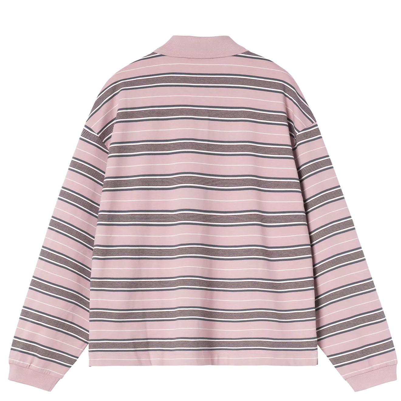 Carhartt WIP Womens L/S Bronson Polo Bronson Stripe Hortensia