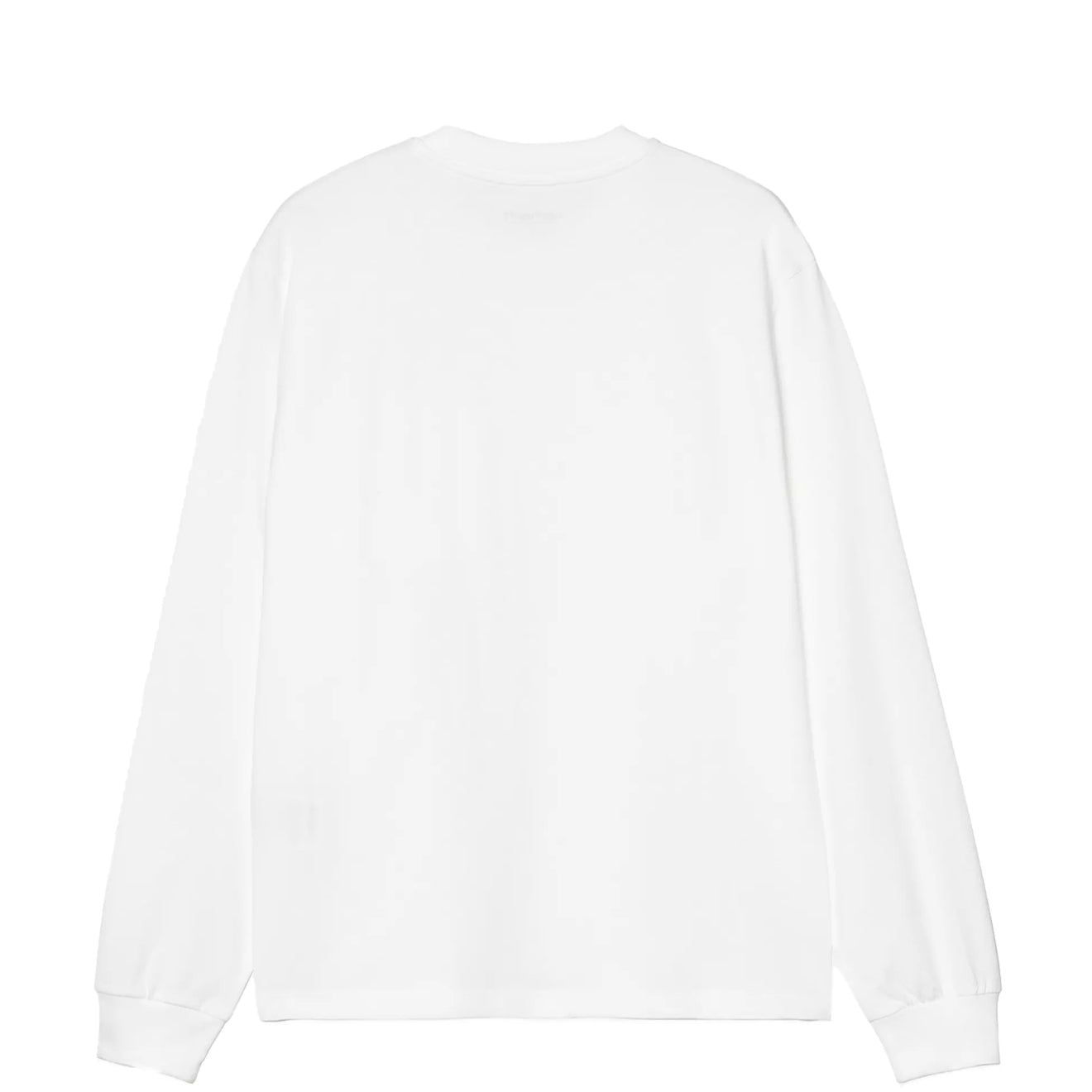 Carhartt WIP Womens L/S Pocket Small Heart T-Shirt White / Red