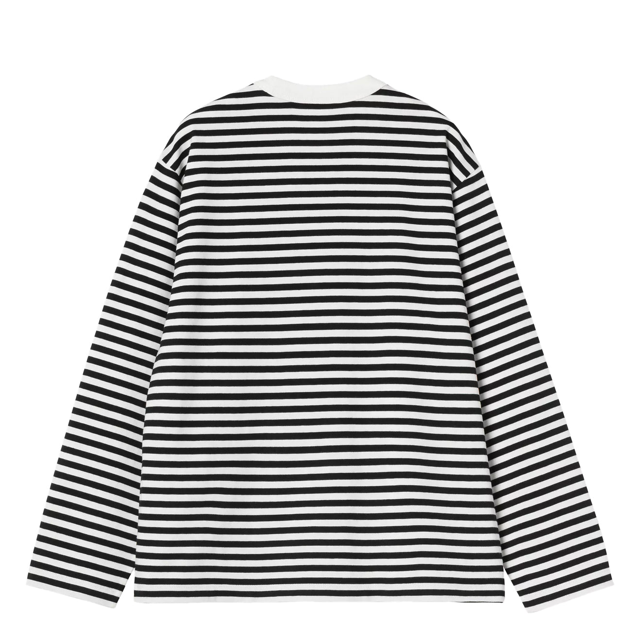 Carhartt WIP Womens L/S Ezra T-Shirt Ezra Stripe Black / Wax - The Sporting Lodge