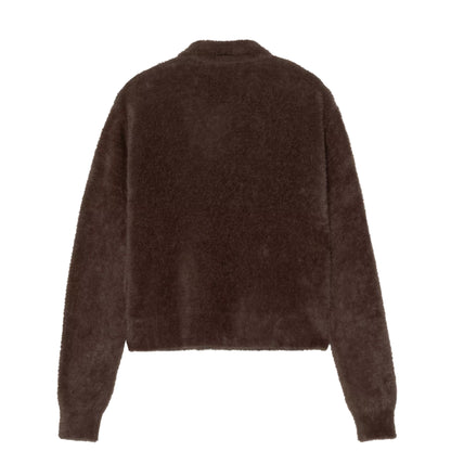 Carhartt WIP Womens L/S Maine Polo Sweater Palisander / Palisander