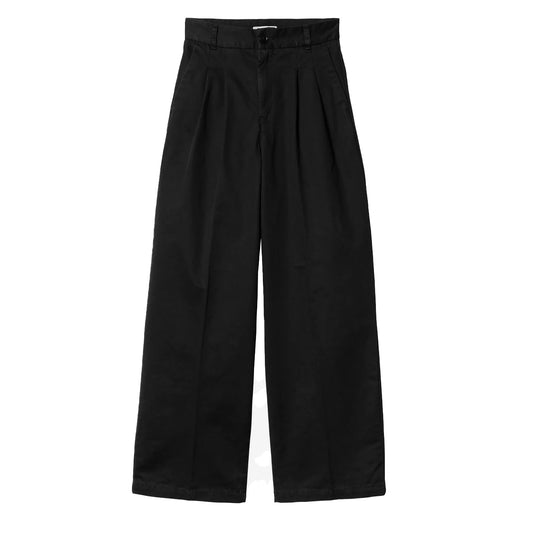 Carhartt WIP Womens Leola Pant Black Stone Washed - The Sporting Lodge