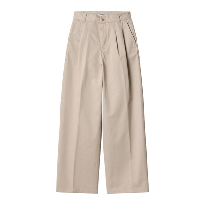 Carhartt WIP Womens Leola Pant Dusky Beige Stone Washed - The Sporting Lodge