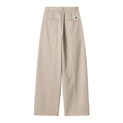 Carhartt WIP Womens Leola Pant Dusky Beige Stone Washed - The Sporting Lodge