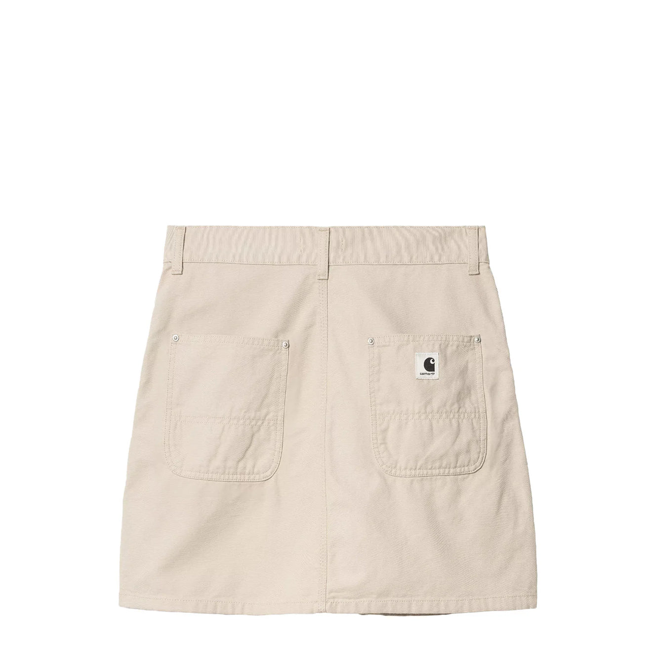 Carhartt WIP Womens Maeve Double Knee Skirt Fleur De Sel Stone Washed - The Sporting Lodge