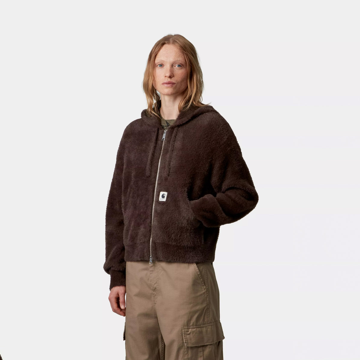 Carhartt WIP Womens Maine Active Sweater Jacket Palisander