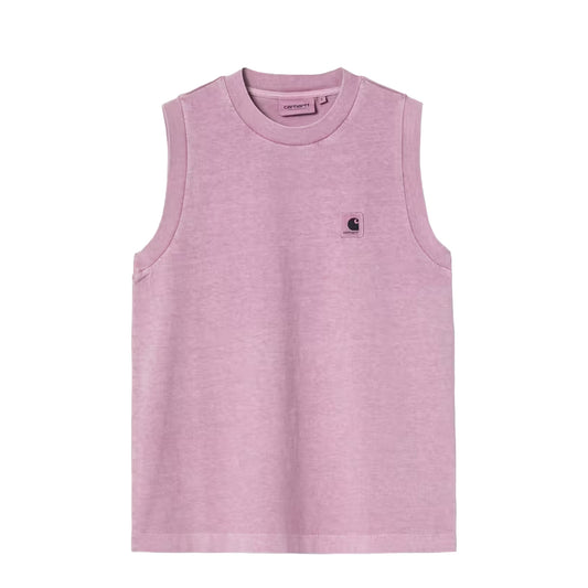 Carhartt WIP Womens Nelson A-Shirt Gentle Purple Garment Dyed